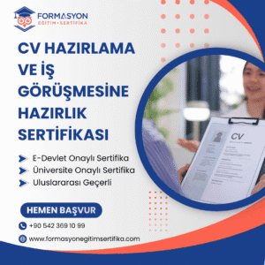 Cv Hazırlama Ve İş Görüşmesine Hazırlık Sertifikası