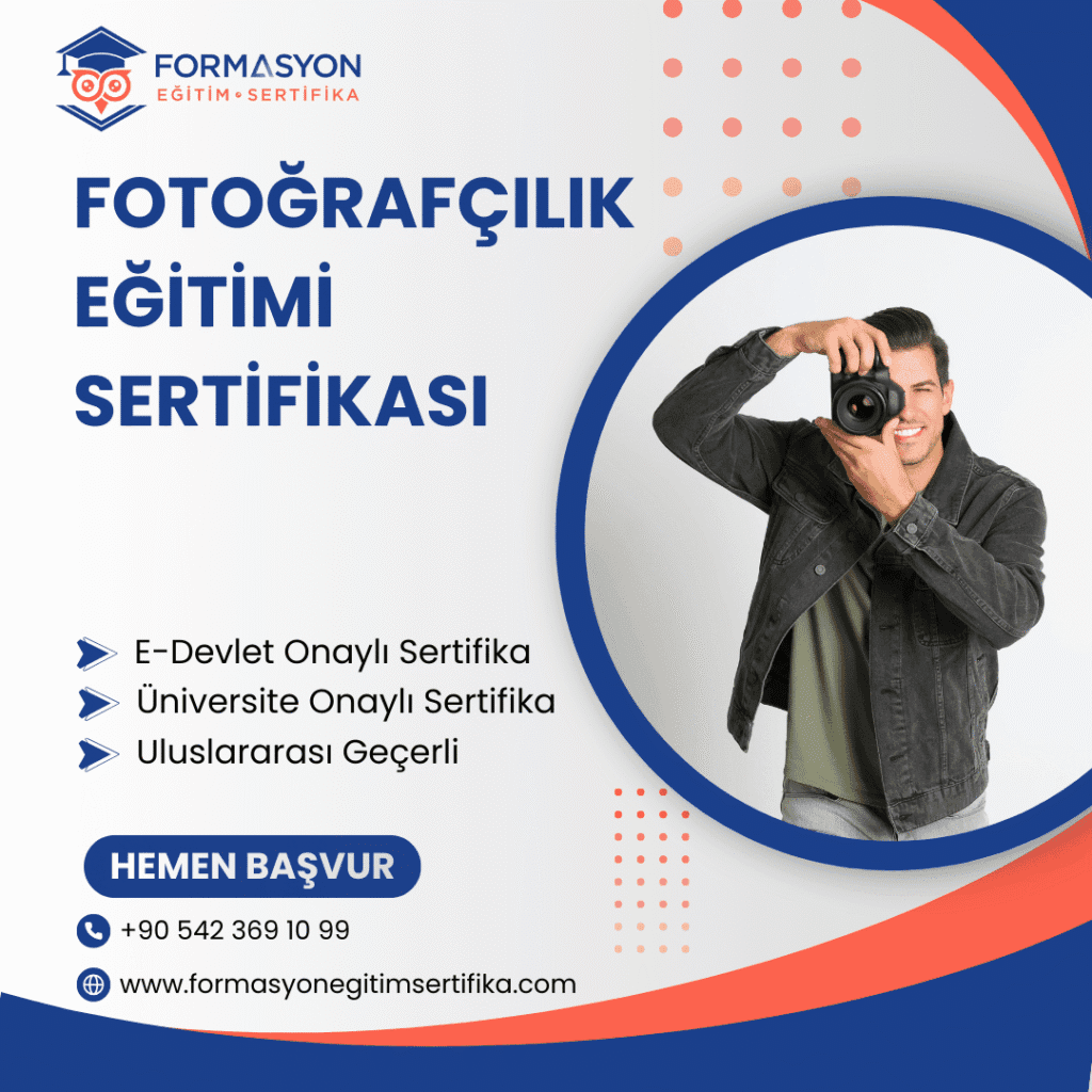 Fotoğrafçılık Eğitimi Sertifikası programı