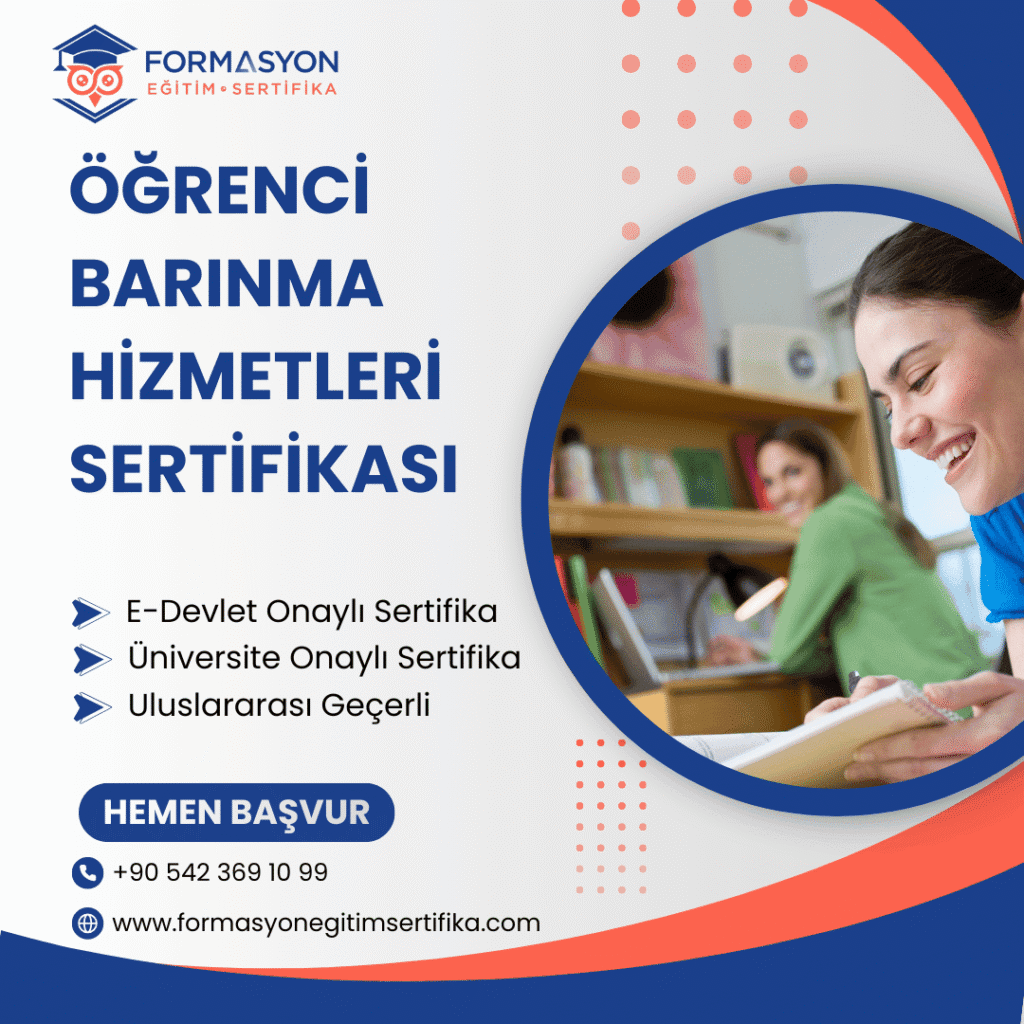 Öğrenci Barınma Hizmetleri Sertifikası programı