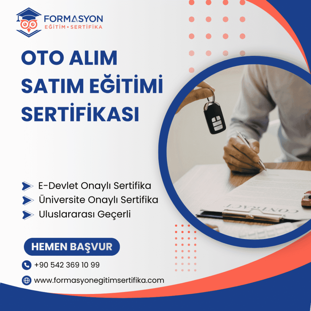 Oto Alım Satım Eğitimi Sertifikası programı