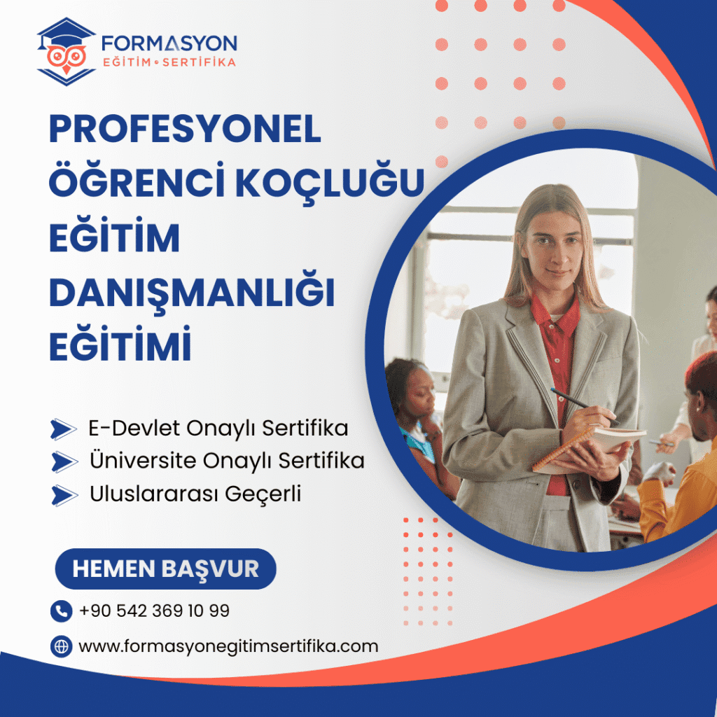 Profesyonel Öğrenci Koçluğu Eğitim Danışmanlığı Eğitimi programı
