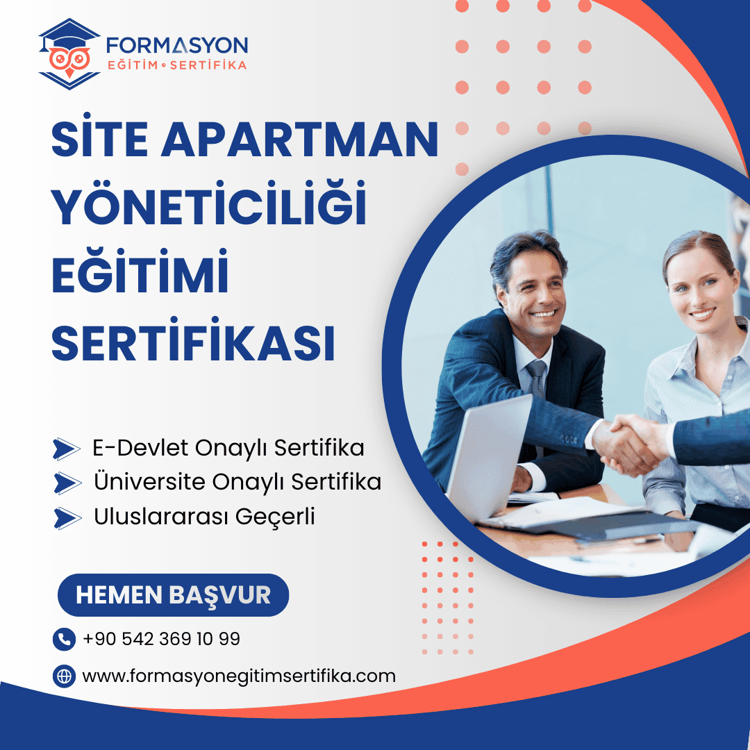 Site Apartman Yöneticiliği Eğitimi Sertifikası