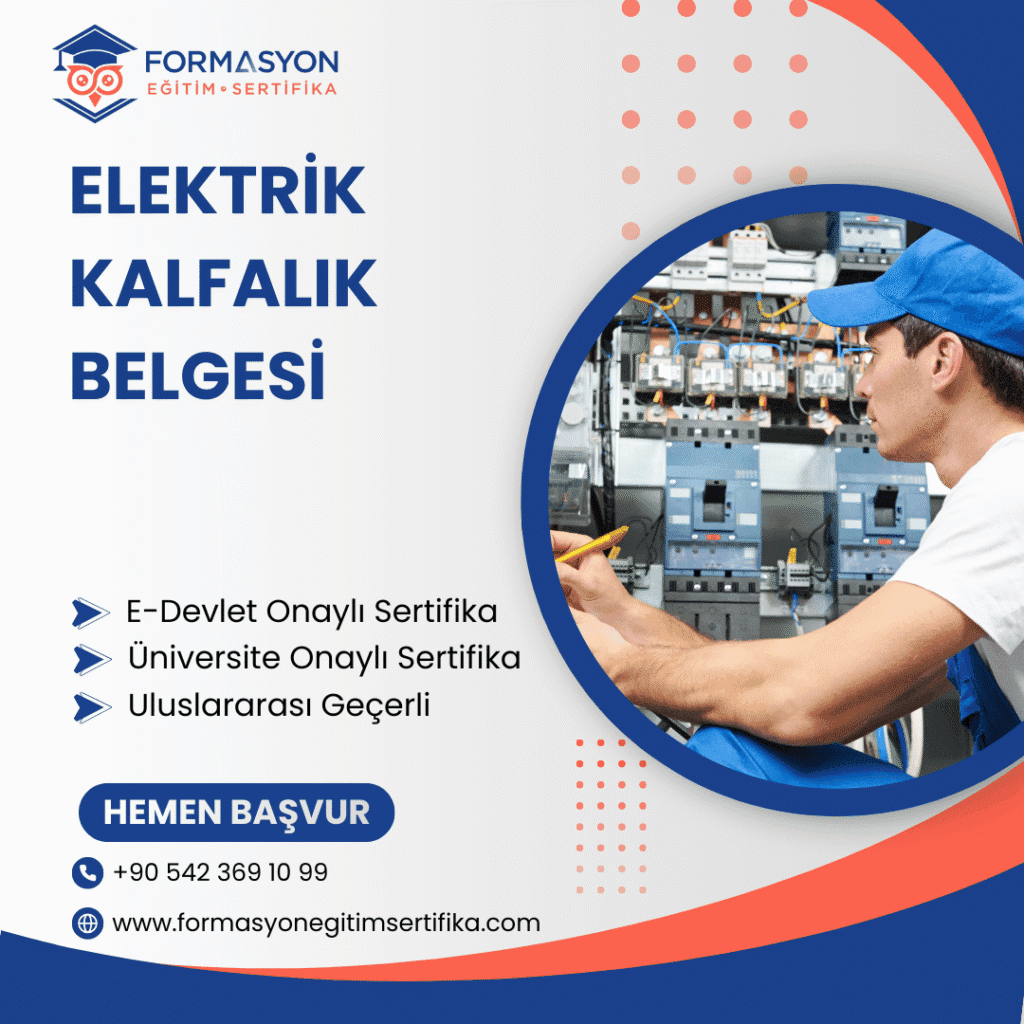 Elektrik Kalfalık Belgesi programı