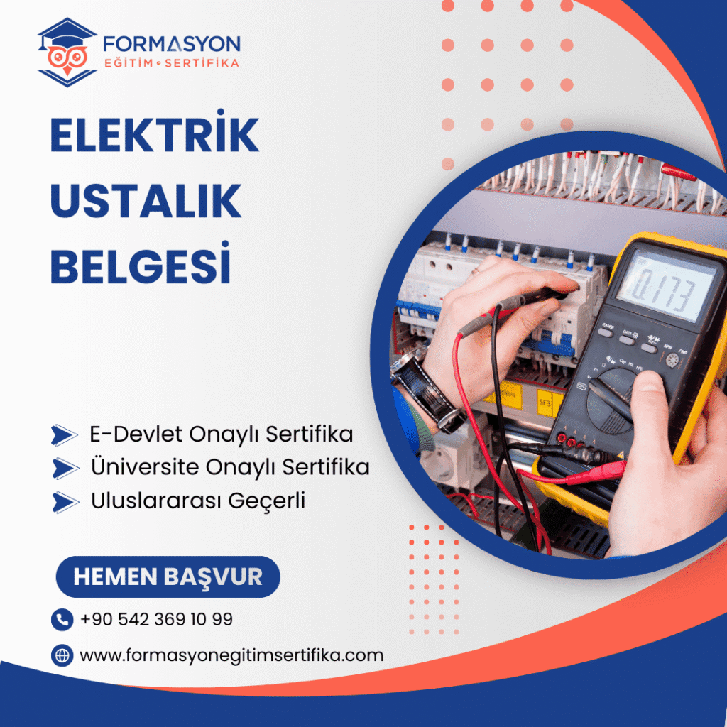 Elektrik Ustalık Belgesi programı