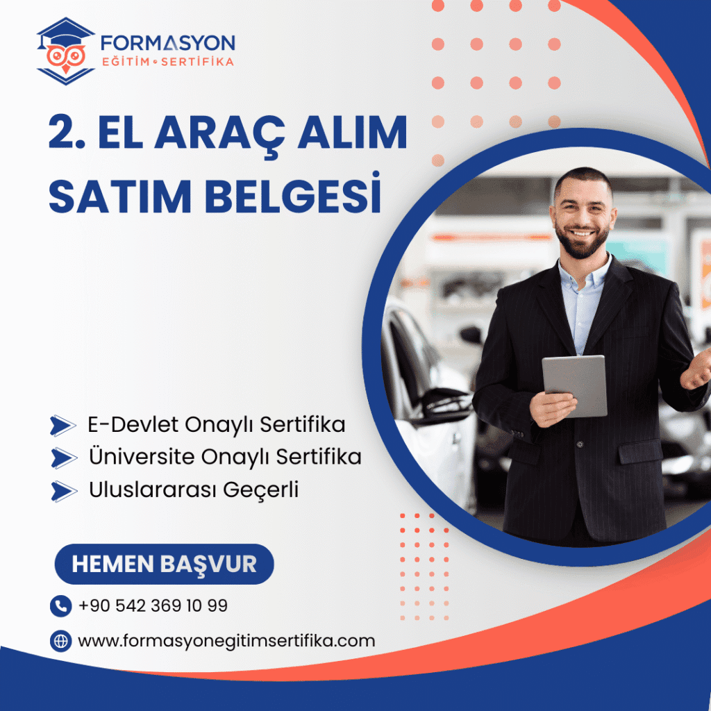2. El Araç Alım Satım Belgesi programı