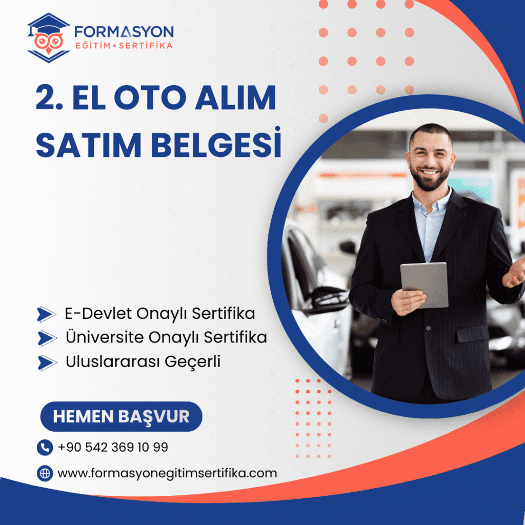 2. El Oto Alım Satım Belgesi programı