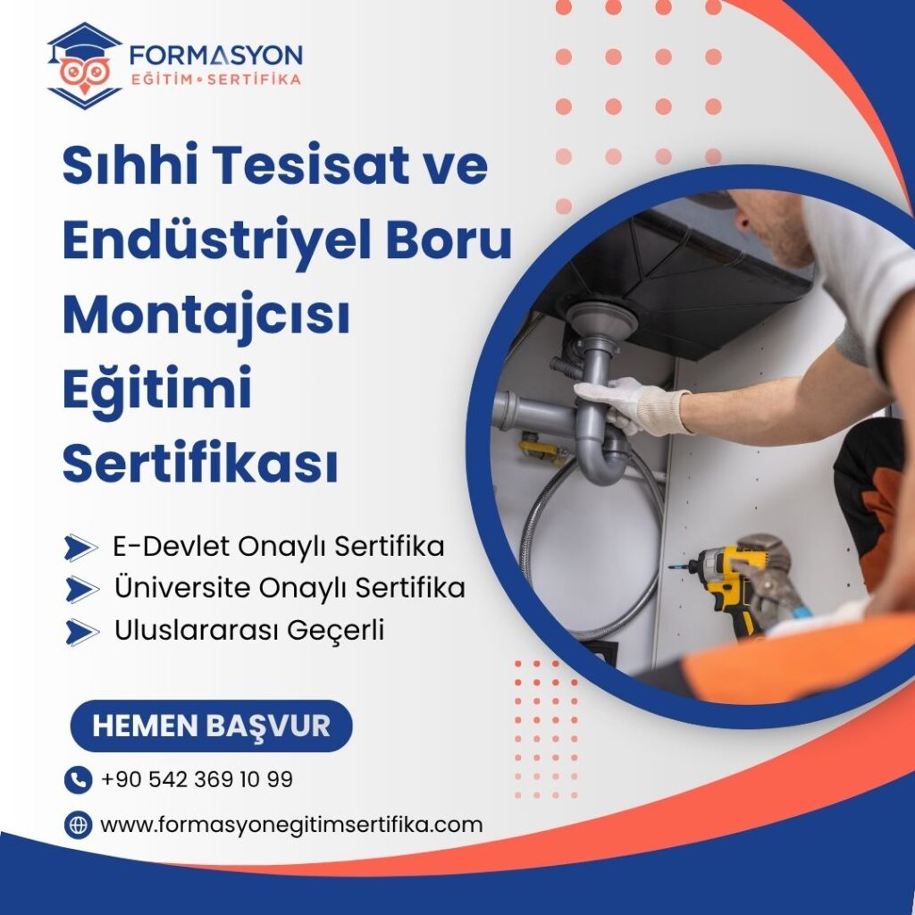 Sıhhi Tesisat ve Endüstriyel Boru Montajcısı programı